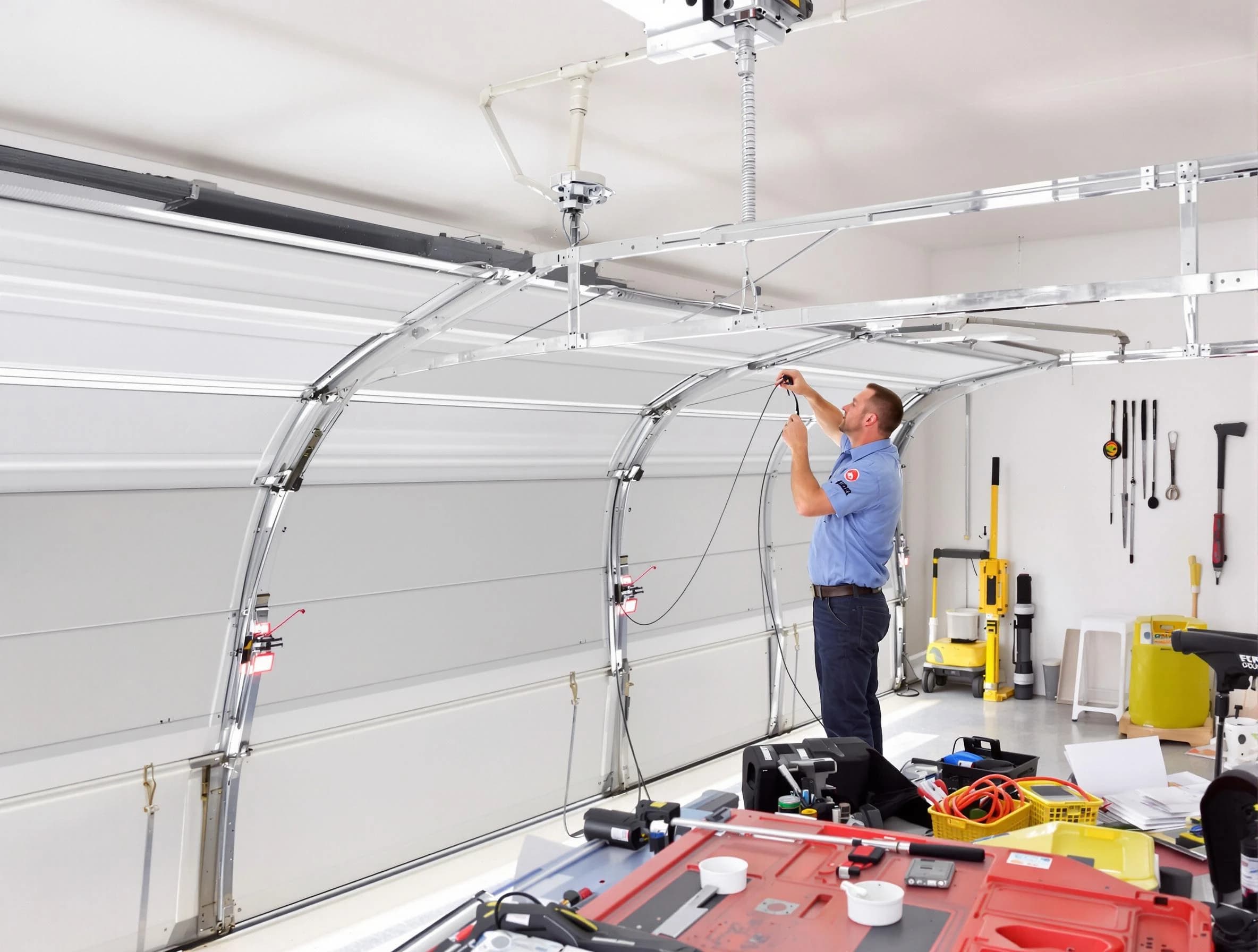 Garage door cable repair service by Colonial Beach Garage Door Repair in Colonial Beach