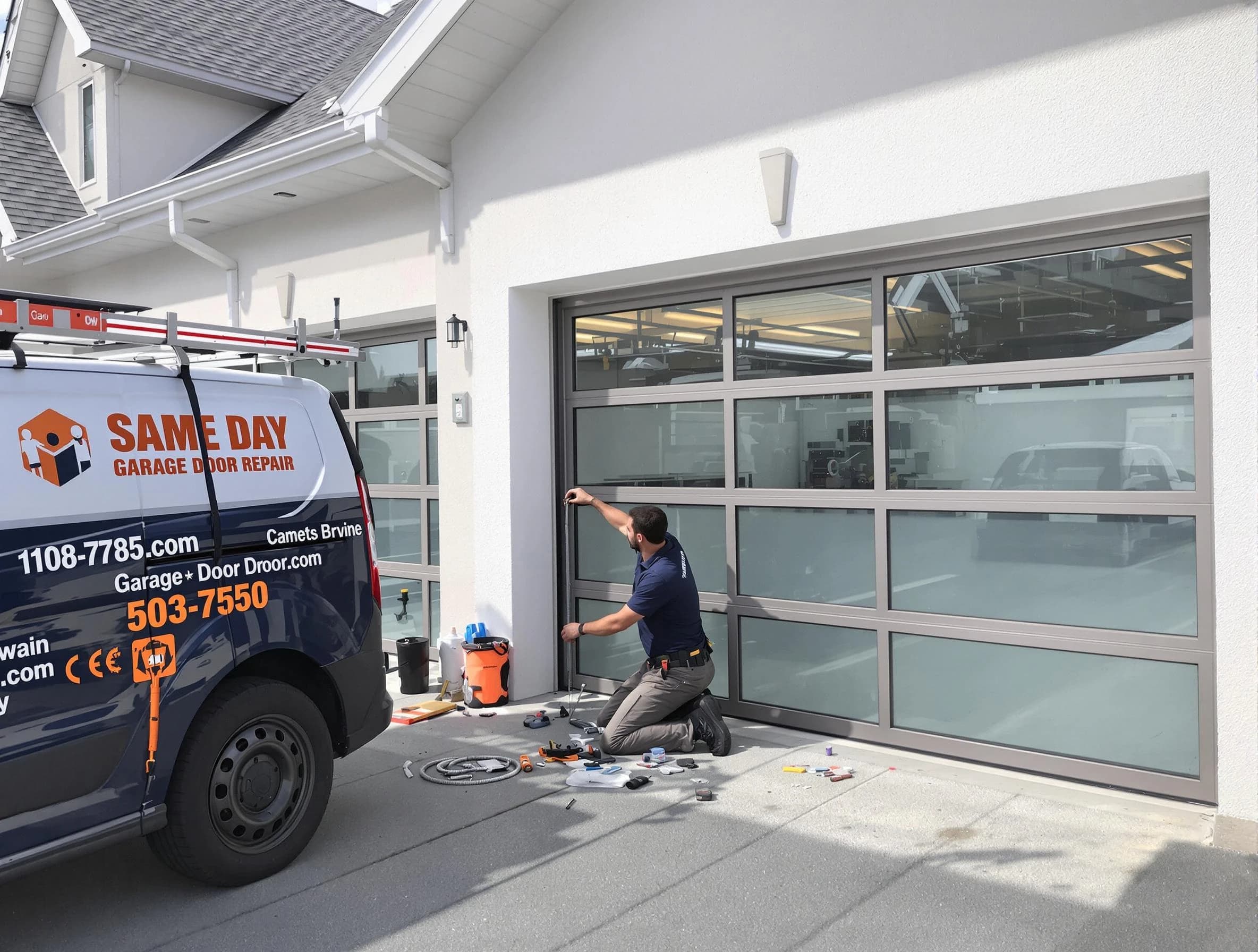 Same-day garage door repair service by Colonial Beach Garage Door Repair in Colonial Beach