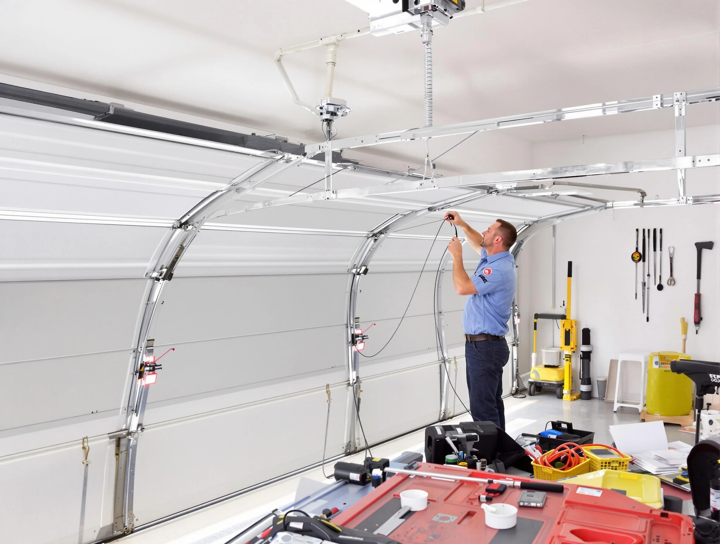 Garage door cable repair service by Colonial Beach Garage Door Repair in Colonial Beach