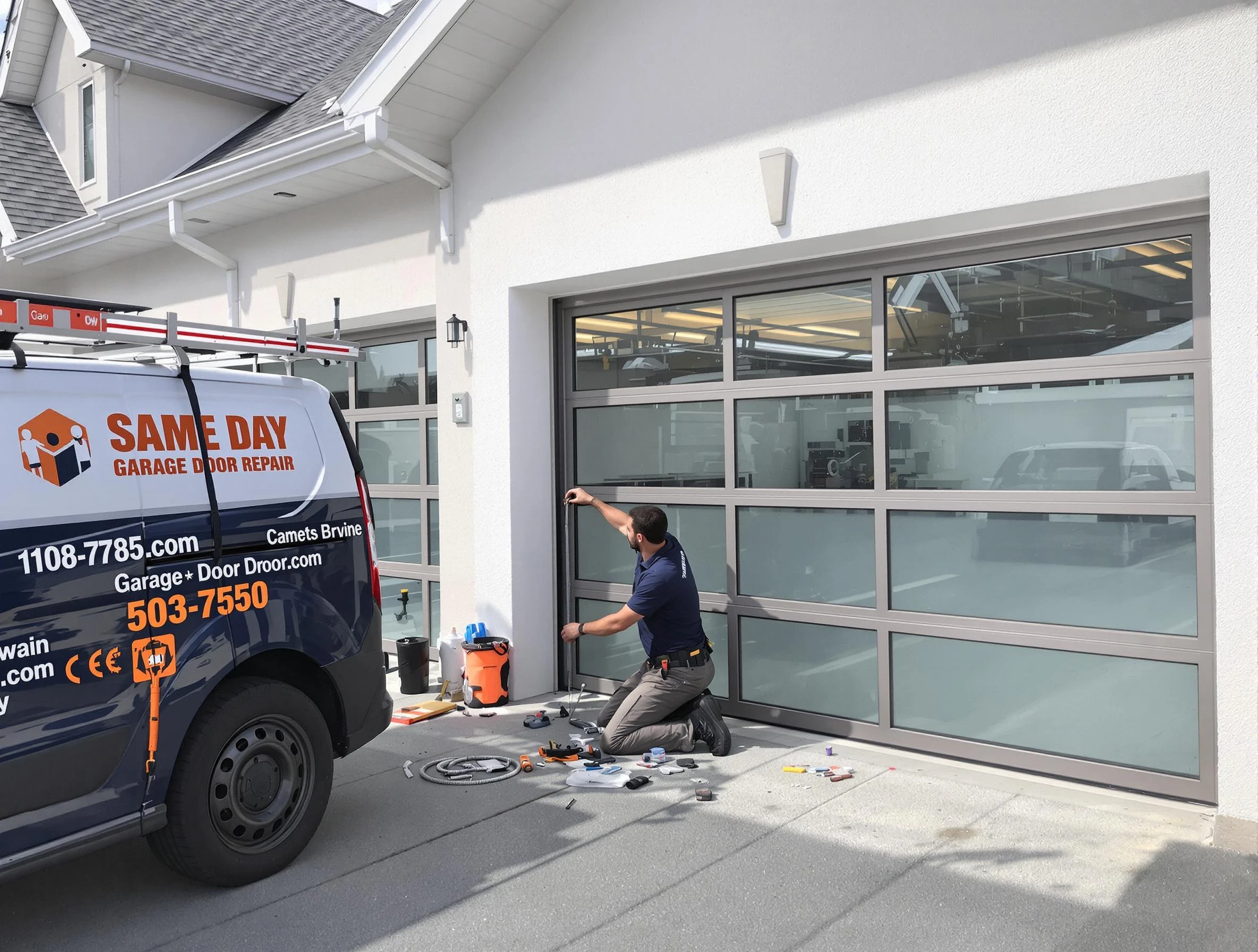 Same-day garage door repair service by Colonial Beach Garage Door Repair in Colonial Beach